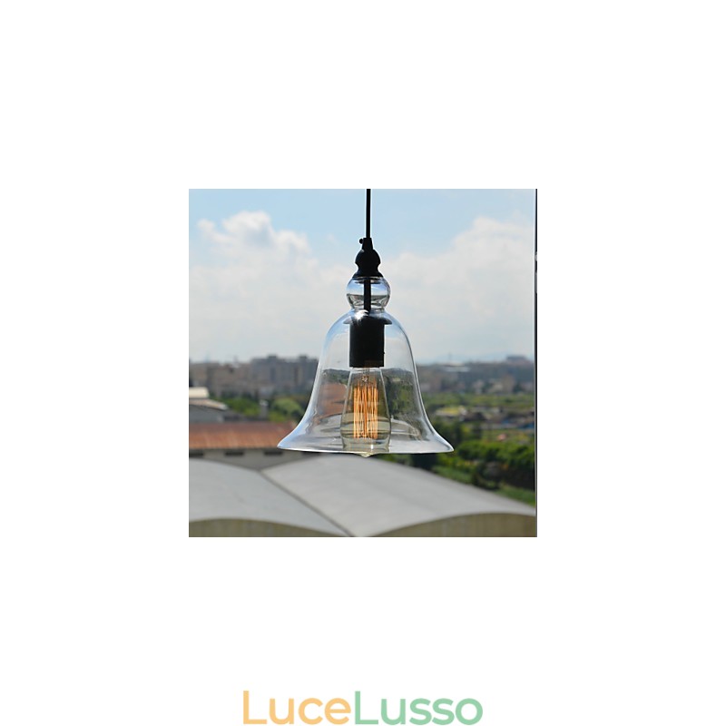Lampada a sospensione in stile mini ciotola vintage classica tradizionale