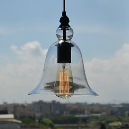 Lampada a sospensione in stile mini ciotola vintage classica tradizionale