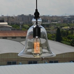 Lampada a sospensione in stile mini ciotola vintage classica tradizionale