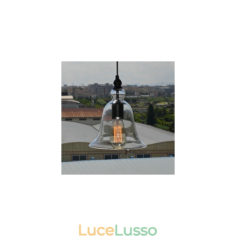 Lampada a sospensione in stile mini ciotola vintage classica tradizionale