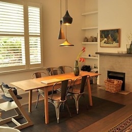 Lampada a sospensione in metallo con pittura in stile mini