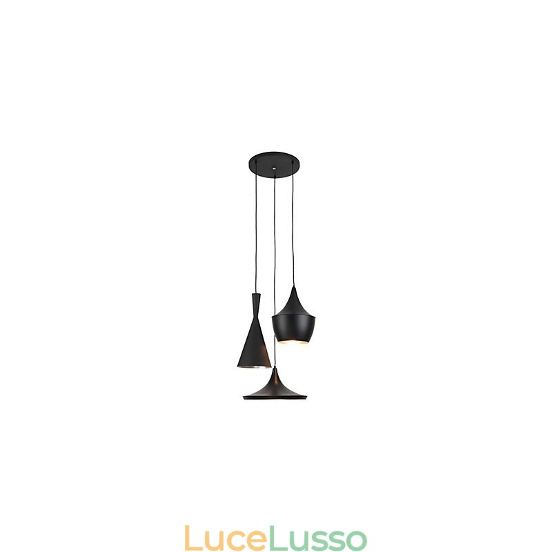 Lampada a sospensione in metallo con pittura in stile mini