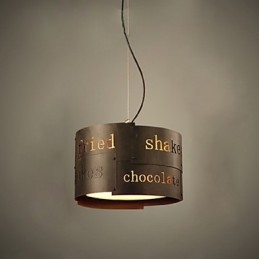 LOFT Moderna Moda Nordica Arte Creativa Tessuto Lampada a Sospensione Lampada da Caffè Luce a Sospensione Diametro 35cm
