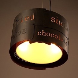 LOFT Moderna Moda Nordica Arte Creativa Tessuto Lampada a Sospensione Lampada da Caffè Luce a Sospensione Diametro 35cm