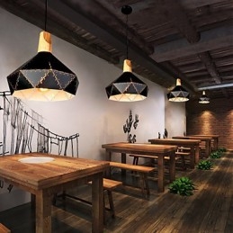 Retro Classic Metal Ceiling Lights Lampade a sospensione semplici Lampade a sospensione da bar
