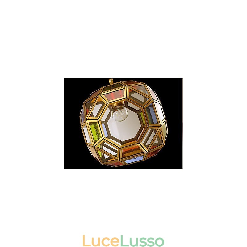 Lampada da portico LuciLampada da balcone Lampadario esotico piccolo in rame