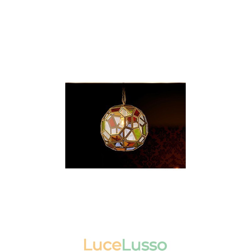 Lampada da portico LuciLampada da balcone Lampadario esotico piccolo in rame