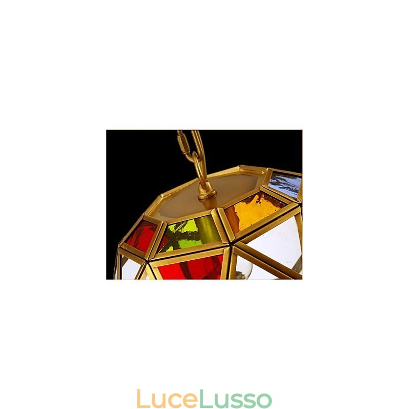 Lampada da portico LuciLampada da balcone Lampadario esotico piccolo in rame