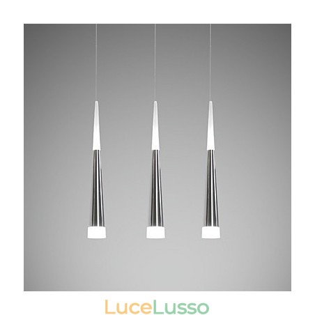 Lampade a sospensione moderne contemporanee da pranzo per bambini in metallo con baldacchino lungo