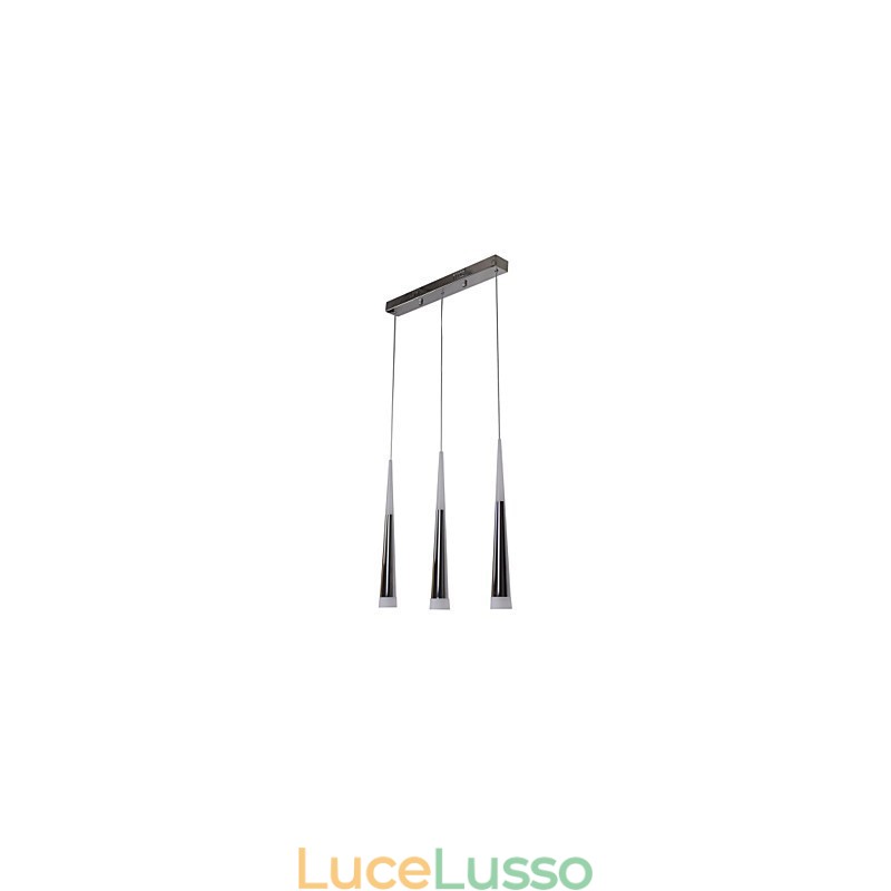 Lampade a sospensione moderne contemporanee da pranzo per bambini in metallo con baldacchino lungo