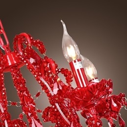 Lampadario moderno contemporaneo in metallo cromato e cristallo