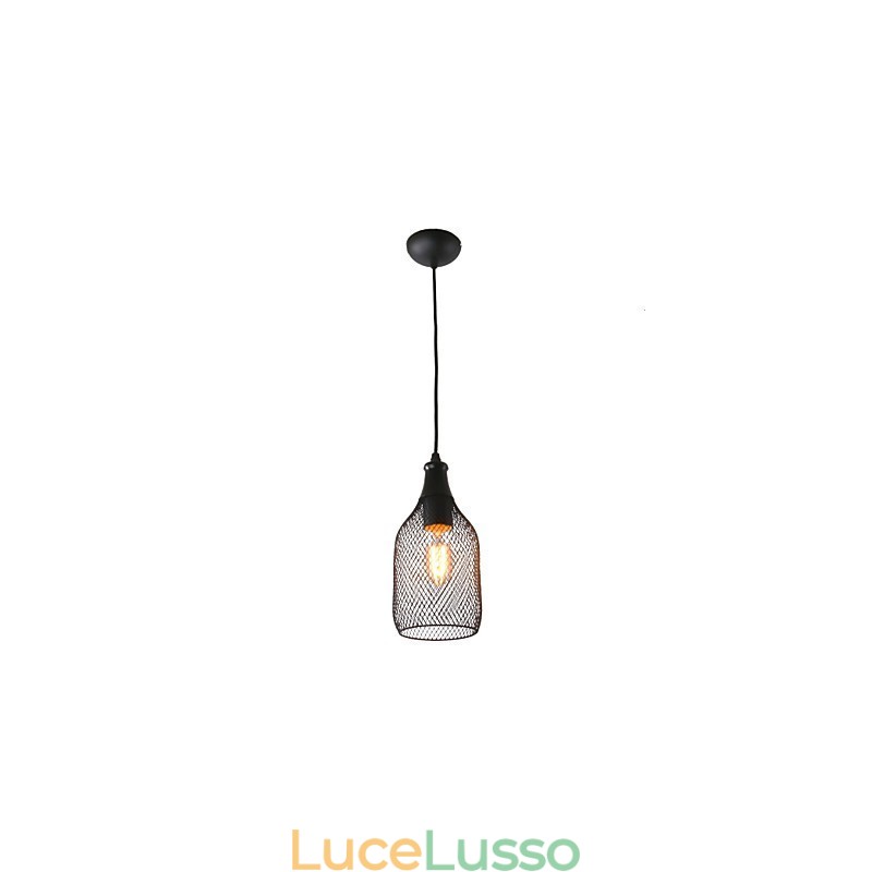 Lampade a sospensione Mini stile rustico Lodge Retro Country Garage Metallo