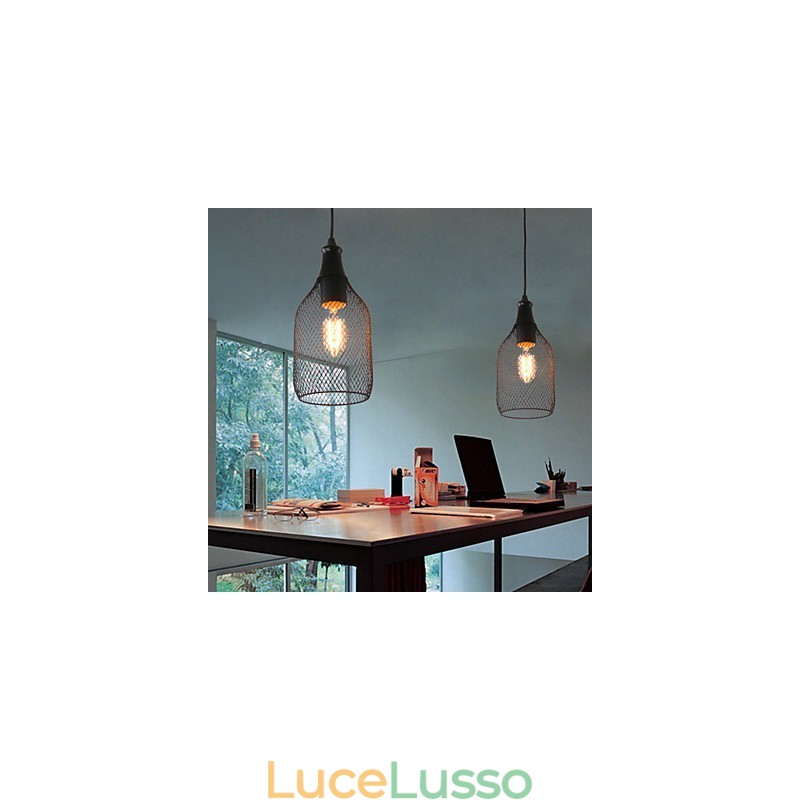 Lampade a sospensione Mini stile rustico Lodge Retro Country Garage Metallo