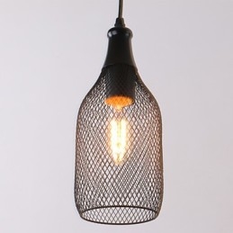 Lampade a sospensione Mini stile rustico Lodge Retro Country Garage Metallo