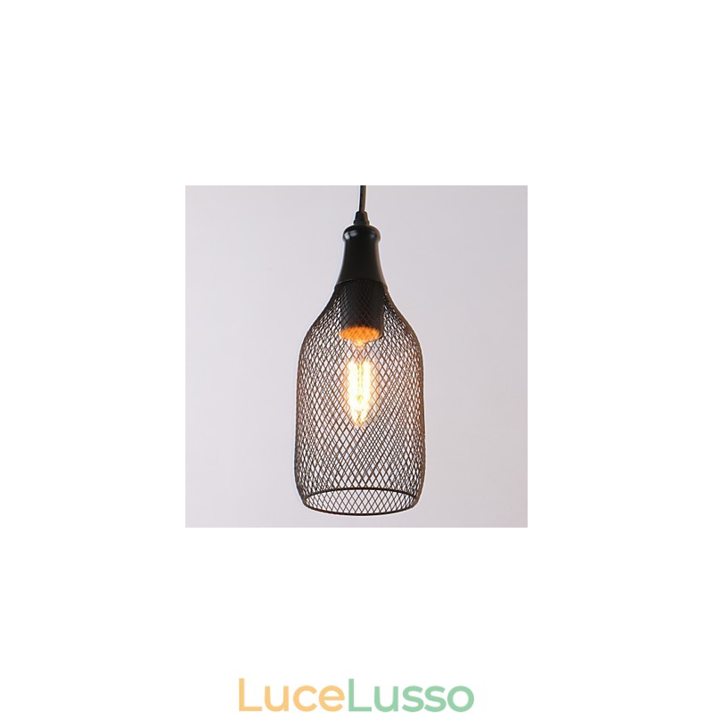 Lampade a sospensione Mini stile rustico Lodge Retro Country Garage Metallo