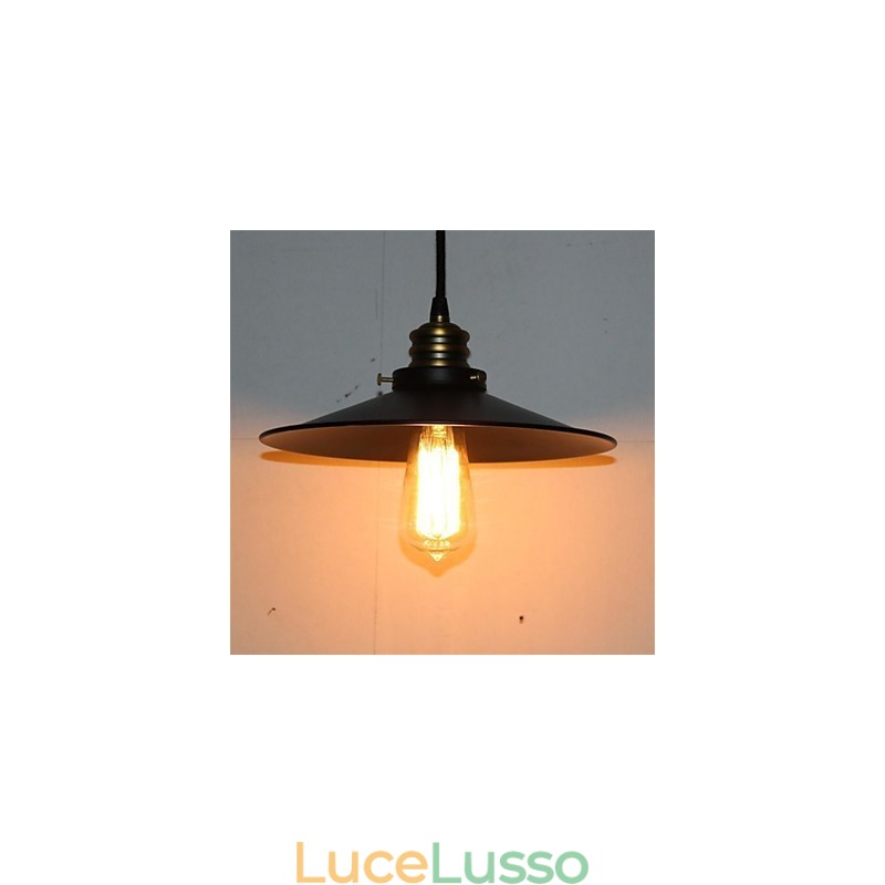 Lampadario in ferro con testa singola in stile retrò country americano