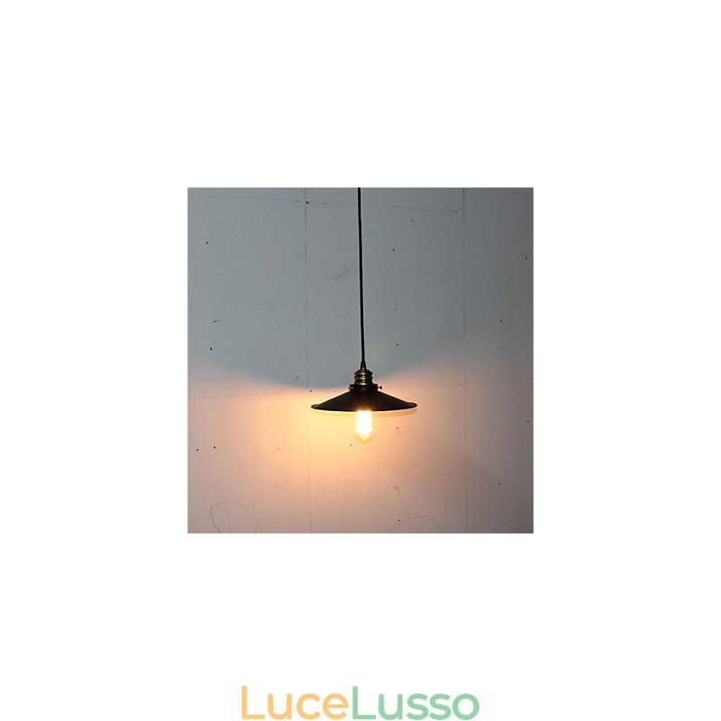 Lampadario in ferro con testa singola in stile retrò country americano