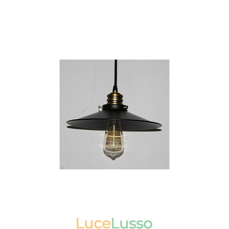 Lampadario in ferro con testa singola in stile retrò country americano
