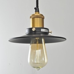 Lampada a sospensione in metallo dipinto in stile Country Mini