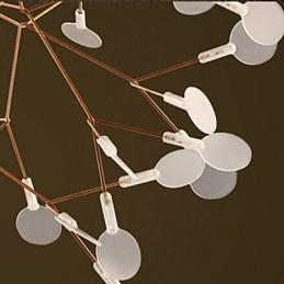 Lampadario in metallo ottone anticato Country Designers
