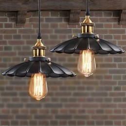 Lampada a sospensione in stile europeo classico retrò, arte in metallo, luce a goccia