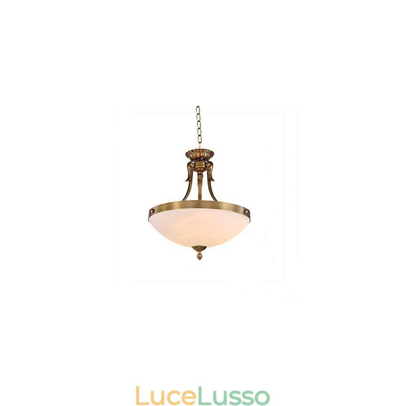 Jane Marble illuminazione Art Lampada in rame