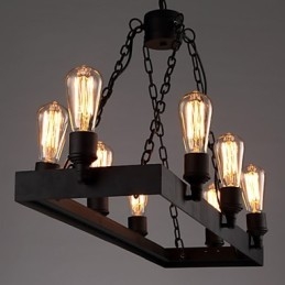 Lampadario moderno retrò da loft Lampadario americano in stile country Lampada da caffè industriale creativa