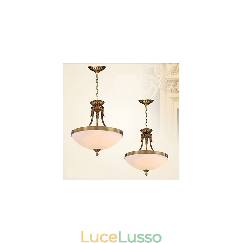 Jane Marble illuminazione Art Lampada in rame