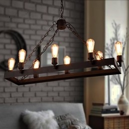 Lampadario moderno retrò da loft Lampadario americano in stile country Lampada da caffè industriale creativa
