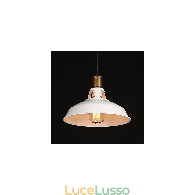 Lampada a goccia in ferro battuto con testa singola, stile country americano, originale
