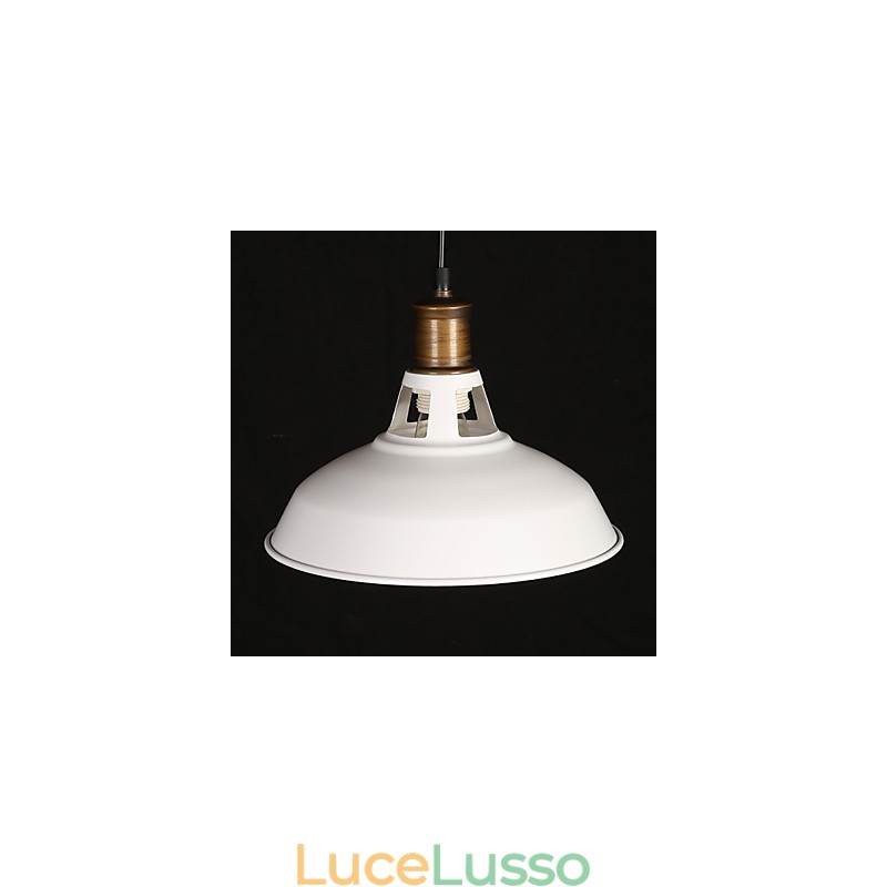Lampada a goccia in ferro battuto con testa singola, stile country americano, originale