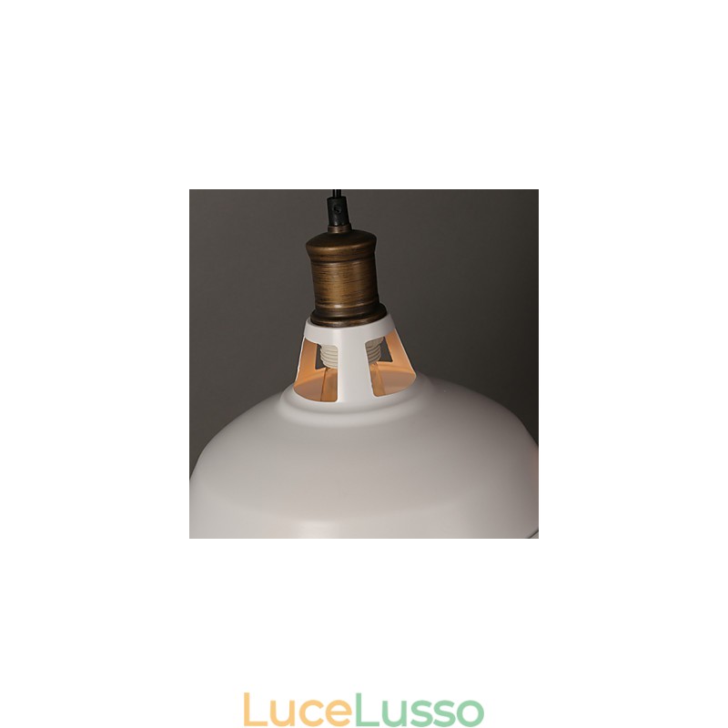 Lampada a goccia in ferro battuto con testa singola, stile country americano, originale