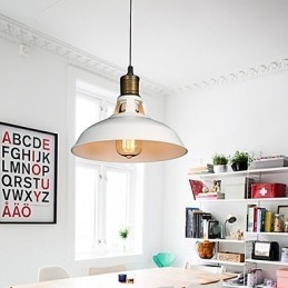 Lampada a goccia in ferro battuto con testa singola, stile country americano, originale