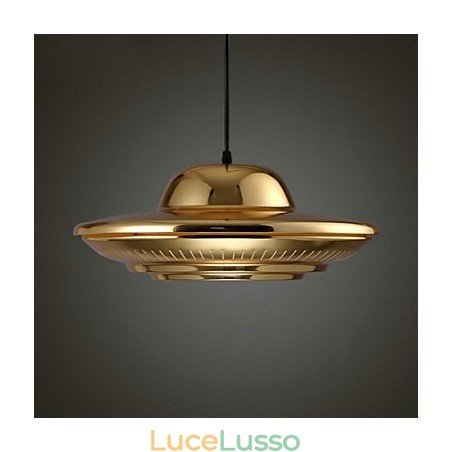 Lampada a sospensione in metallo elettroplaccato Country Garage Lampada a sospensione in metallo elettroplaccato Country Garage