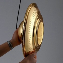Lampada a sospensione in metallo elettroplaccato Country Garage