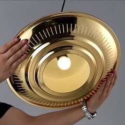 Lampada a sospensione in metallo elettroplaccato Country Garage