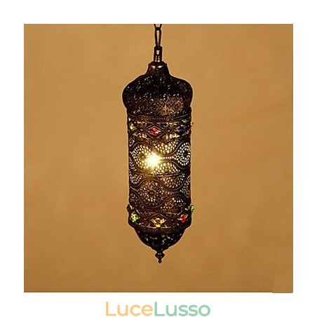 Lampadario decorativo retrò in stile sud-est con cavità a mano Lampadario decorativo retrò in stile sud-est con cavità a mano