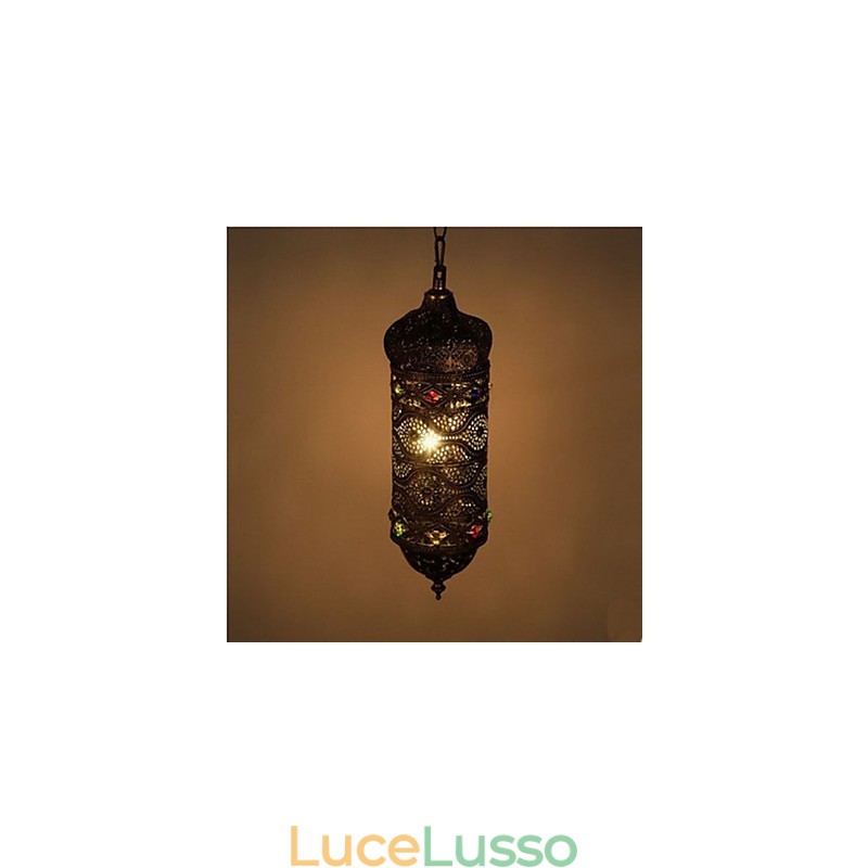 Lampadario decorativo retrò in stile sud-est con cavità a mano