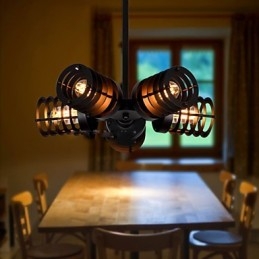 Retro Classic Metal Ceiling Lights Semplici lampade a sospensione Lampada a sospensione da bar