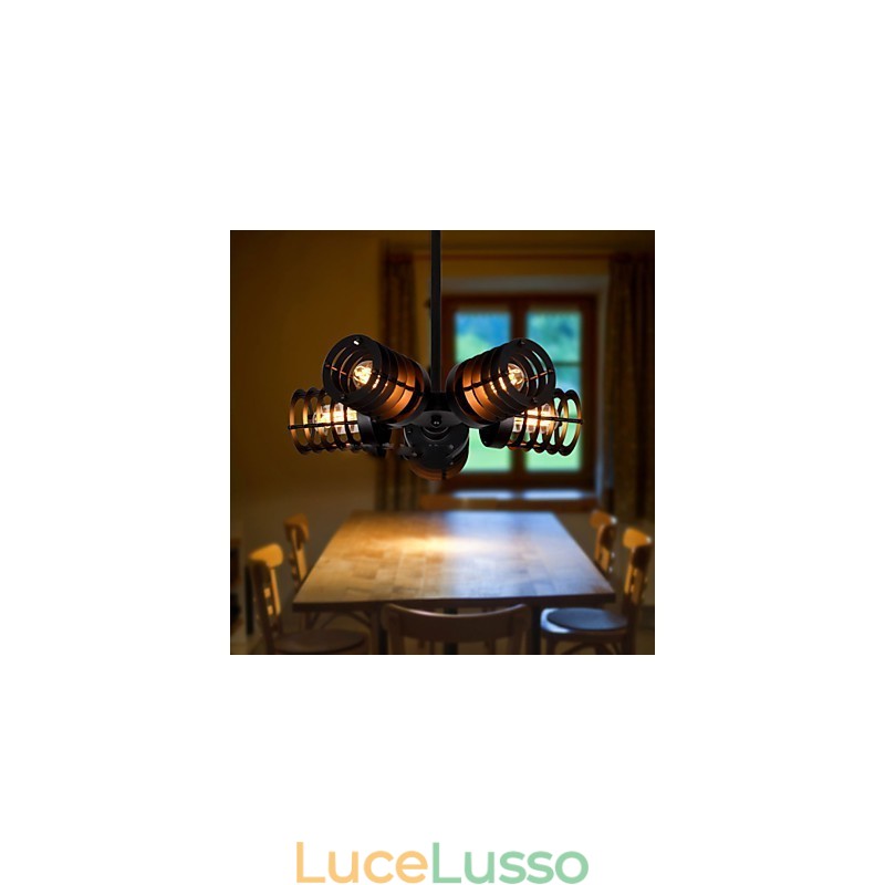 Retro Classic Metal Ceiling Lights Semplici lampade a sospensione Lampada a sospensione da bar