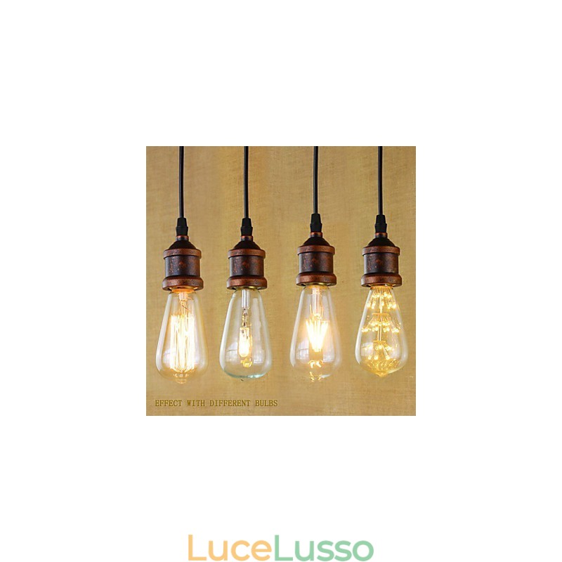 Lampade a sospensione tradizionali classiche vintage retrò country garage metallo