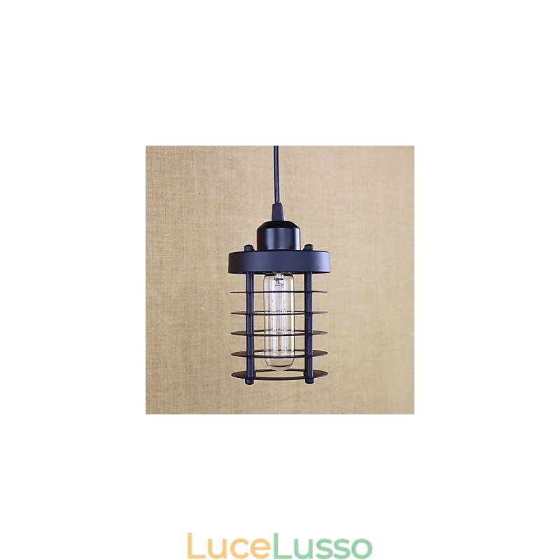 Lampadario in ferro battuto retrò rurale campagna