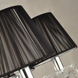 Elegante lampadario di cristallo con 8 luci