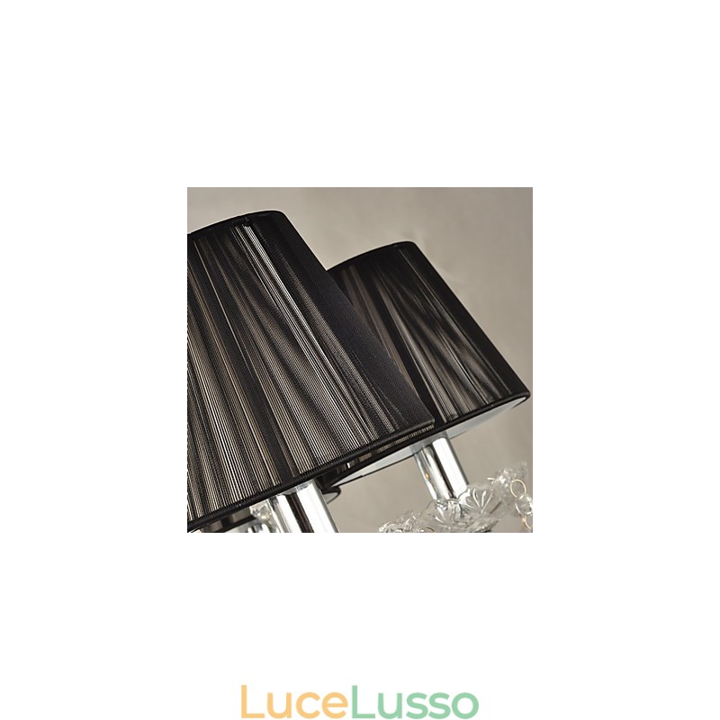 Elegante lampadario di cristallo con 8 luci