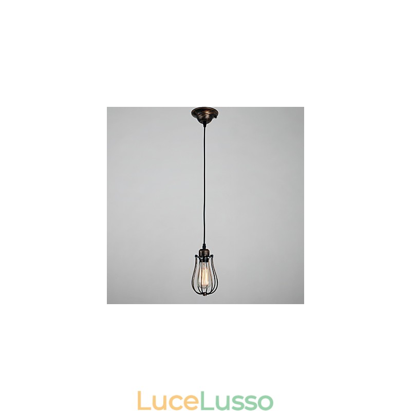 Mini lampada in stile country 1 luce retrò