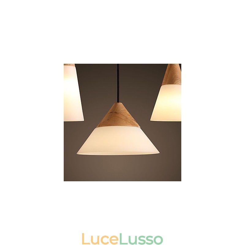 Lampadario moderno contemporaneo in metallo cromato in stile mini