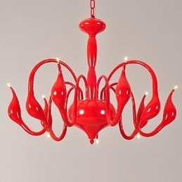 Lampadario moderno contemporaneo in metallo elettroplaccato