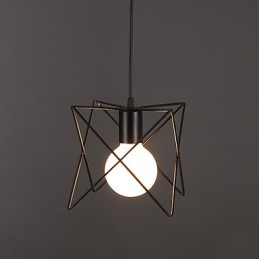 Lampada a sospensione con testa singola in ferro battuto dal design creativo contemporaneo e contrattuale