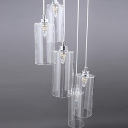 Lampada creativa in vetro semplice e moderna