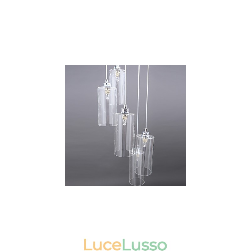 Lampada creativa in vetro semplice e moderna